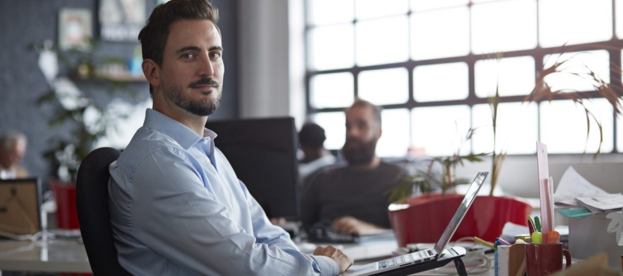 Professional preparing electronic notarization documents