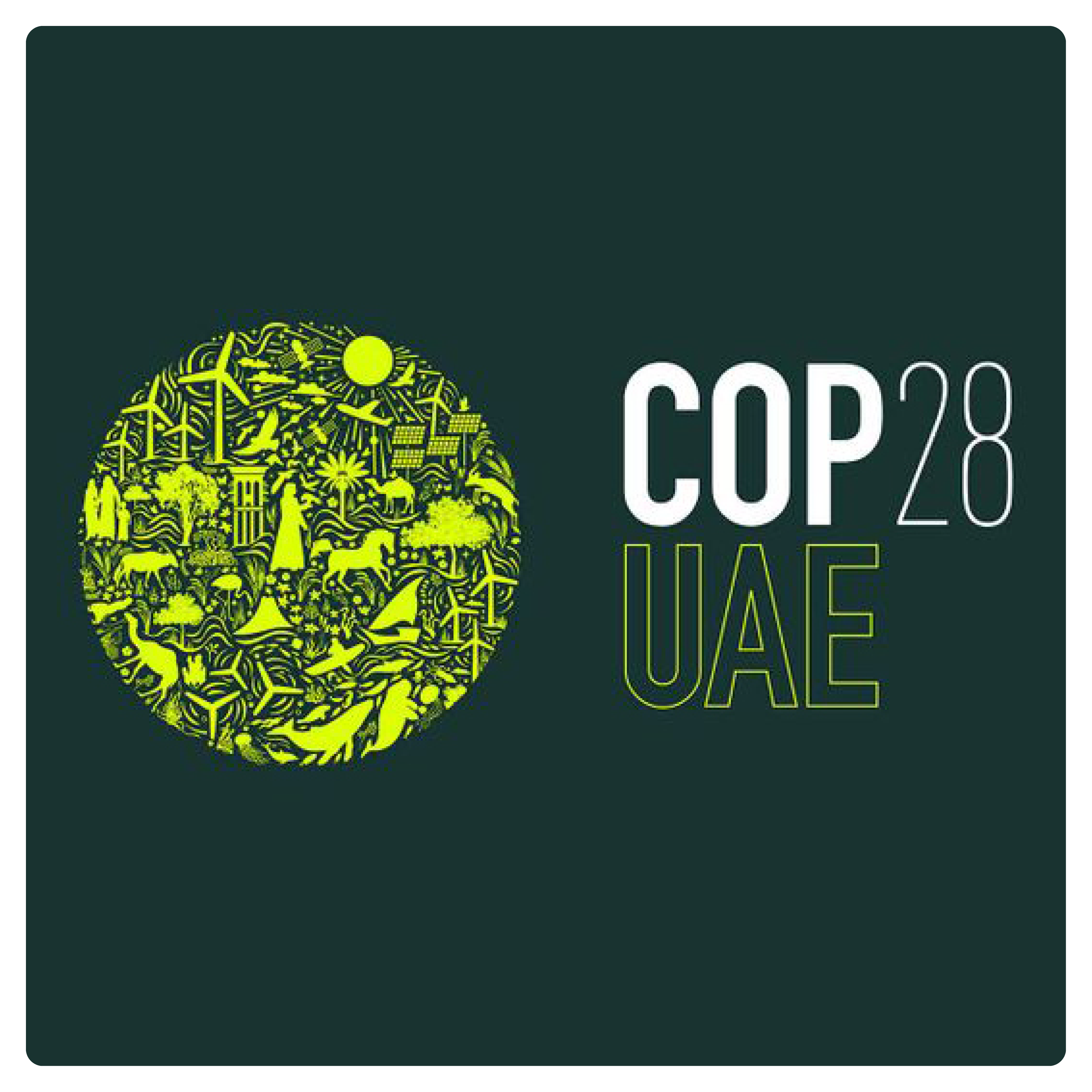 COP28 Dubai sustainability participation graphic