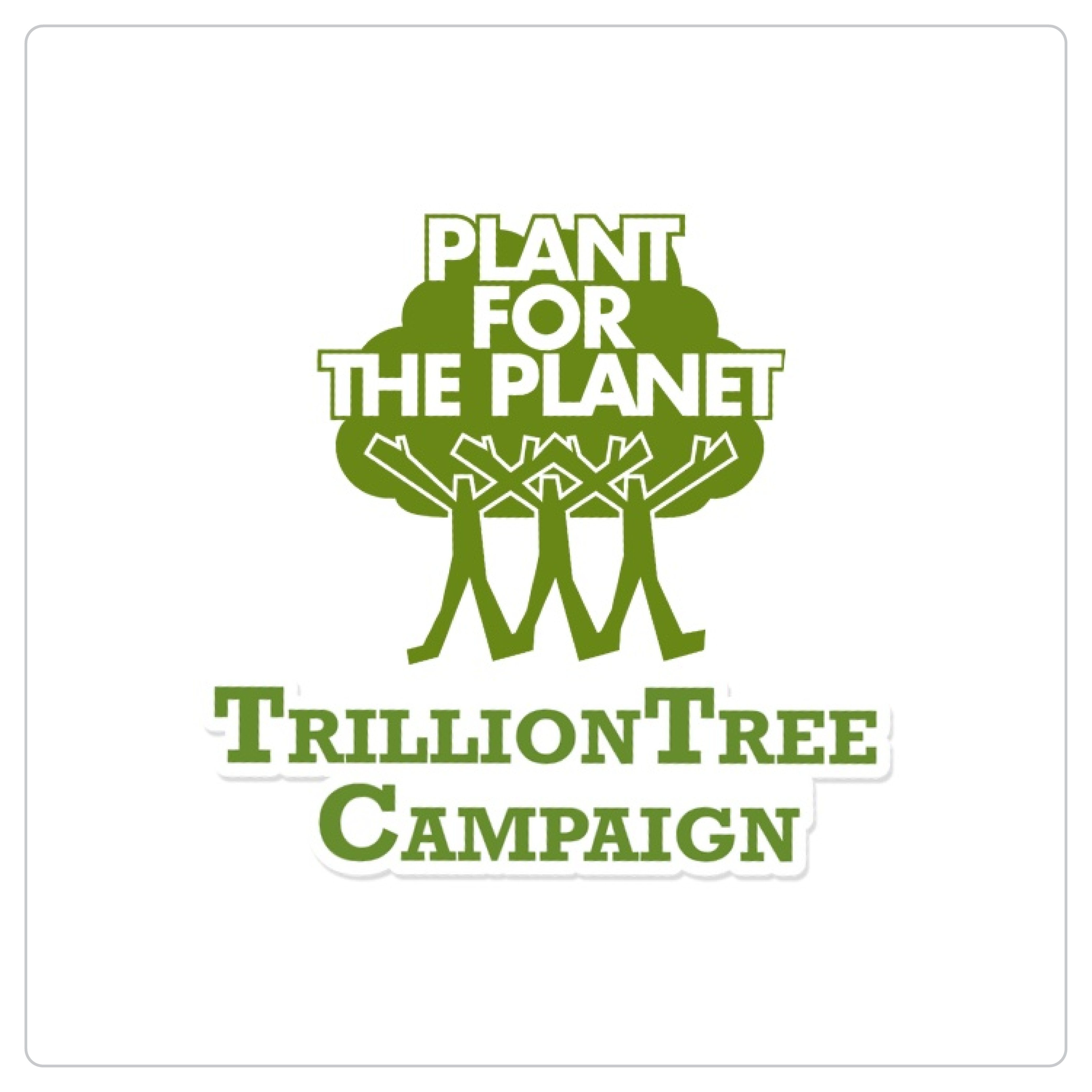 Plant for the Planet and Trillion Tree Campaign graphic
