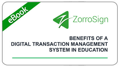 ZorroSign eBook Benefits of a DTM in Education industry